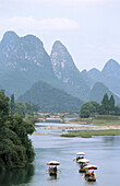 Landscape at Baisha. Li River area. Yangshuo. Guangxi province. China
