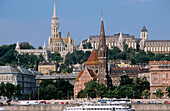 Castle district skyline in Budapest. Hungary