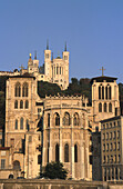 Cathedral of Saint Jean and Notre dame de Fourviere. Lyon. Rhone-Alpes. France