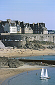 Beach. Saint Malo. Bretagne. France