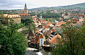 General View. Ceský Krumlov. Czech Republic.