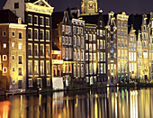Canal scene. Amsterdam. Netherlands