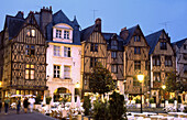 Place Plumereau. Tours. Loire Valley. France