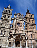 Gothic cathedral of Santa María (S. XV-XVI), Astorga, Camino de Santiago, León province, Castilla y León, Spain.