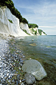 Chalk cliffs and Baltic Sea, Jasmund National Park. Rügen Island. Germany