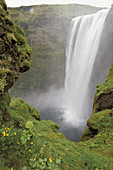 Waterfall. Iceland