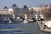 Pont Neuf Bridge and the Seine River, Paris, France