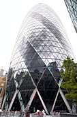 30 St Mary Axe (Gherkin), City of London, Finanzzentrum, London, England, Großbritannien