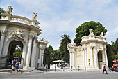 Entrance to Bioparco, Villa Borghese Gardens, Rome, Italy