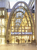 Entrance of the Europa Passage Shopping Mall, Hamburg, Germany