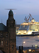 Cruise Ship Jewel of the Seas in the shipyard, Hanseatic City of Hamburg, Germany