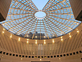 Glasdach im Museum für moderne Kunst, Rovereto, Italien