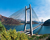 Los Barrios de Luna reservoir. Leon province, Castilla-Leon, Spain