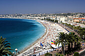 France. July 2007. Blue Coast. Nice. Promenade des Anglais Avenue