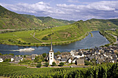 Germany. July 2007. Mosel River. Bremm.