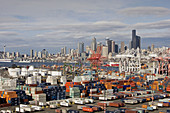 Oct. 2007. USA. Washington State. Seattle City. Elliott Bay