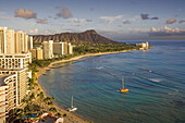 Oct. 2007. USA, Hawaii State. Oahu Island. Honolulu City. Waikiki Beach