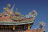 Nov. 2007. Taiwan. Taipei City. Confucius Temple (Zhong' shan). Detail
