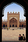 Jama Masjid Mosque, Atehpur City. Fatehpur Sikri. Uttar Pradesh. India.