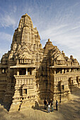 Hindu temple with erotic carvings, Khajuraho. Madhya Pradesh, India