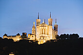 Basilica of Notre-Dame de Fourvière, Lyon. Rhône-Alpes, France