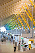 New T4 terminal in Madrid Barajas International Airport, Spain