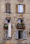 Quartier Saint Antoine, at Bastia. Corsica. France.