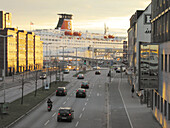 Harbour, warehouse ferry, Kiel, Schleswig-Holstein, Germany