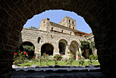 Saint-Martin-du-Canigou monastery. Pyrénées-Orientales, Languedoc-Roussillon, France