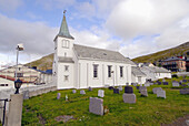 Cemetery. Honningsvag. Norway.