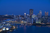 Downtown skyline, Pittsburgh, Pennsyilvania, USA