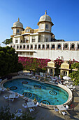 Shiv Niwas Hotel within City Palace Gates. Udaipur. Rajasthan. India