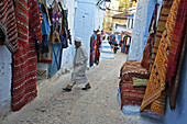Street, Chefchaouen. Rif region, Morocco
