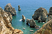 Portugal. Algarve. Near Lagos. Ponta da Piedade.