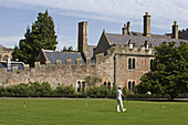 Wells, Bishop's Palace, cricket grounds, Somerset, UK