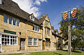 Chipping Camden, town center. Built in melow stone, Gloucestershire, England