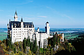 Germany. Bavaria. Neuschwanstein Royal Castle of Louis II. (1869)