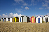 Beach Huts. Southwold, Suffolk, UK.