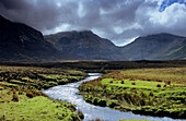 Landschaft im Connemara Nationalpark, Connemara, Co. Galway, Republik Irland, Europa