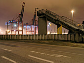 Container Terminal, Port of Hamburg, Hamburg, Germany