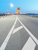 HafenCity view point at night, Hamburg, Germany