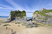 Towan Beach, Newquay, Cornwall, England, Großbritannien