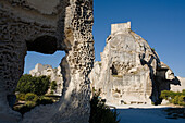 Verfallene Felsenfestung, Les-Baux-de-Provence, Vaucluse, Provence, Frankreich