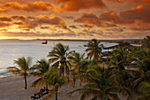 West Indies, Bonaire, sunset at Eden beach Resort
