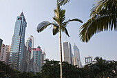 High rise buildings on Hong Kong Island, Causeway Bay, Hong Kong, China, Asia