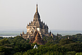 View over the field of Pagodes in Bagan, Myanmar, Burma