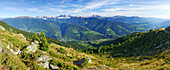 Panorama der Dolomiten, Südtirol, Italien