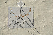 Sundial, St. Sylvester chapel, Nussdorf-Debant, Lienz, Austria