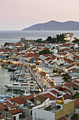 Harbor View. Evening. Pythagorio. Samos. Northeastern Aegean Islands. Greece.