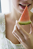 Healthy, Healthy food, Hold, Holding, Human, Indoor, Indoors, Interior, Lifestyle, Lifestyles, Melon